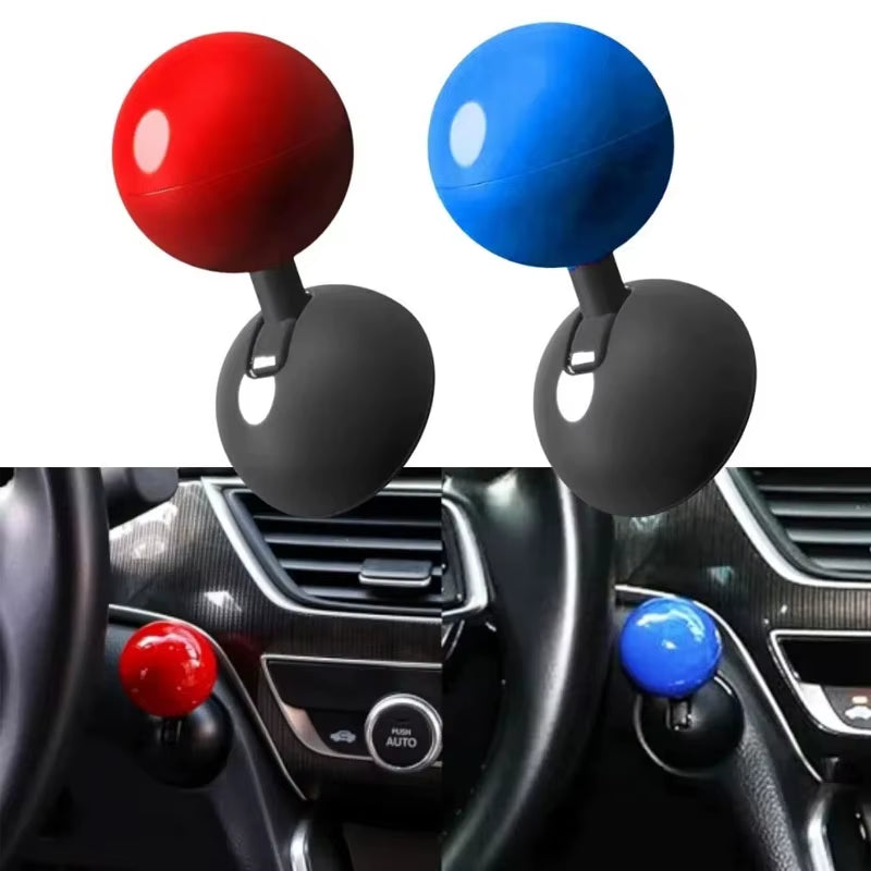 Push To Start Ignition Button Cover - One-Touch Engine Start/Stop Lever